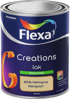 Flexa Creations - Lak Extra Mat - Mengkleur - 85% Helmgras - 1 liter