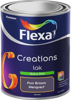 Flexa Creations - Lak Extra Mat - Mengkleur - Puur Braam - 1 liter