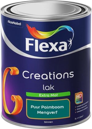 Flexa Creations - Lak Extra Mat - Mengkleur - Puur Palmboom - 1 liter