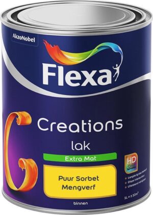 Flexa Creations - Lak Extra Mat - Mengkleur - Puur Sorbet - 1 liter