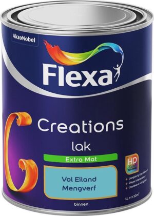 Flexa Creations - Lak Extra Mat - Mengkleur - Vol Eiland - 1 liter
