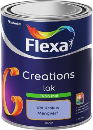 Flexa Creations - Lak Extra Mat - Mengkleur - Vol Krokus - 1 liter