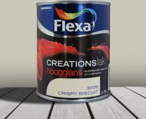 Flexa Creations - Lak Hoogglans - 3009 - Crispy Biscuit - 750 ml