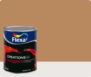 Flexa Creations - Lak Hoogglans - 3018 - Caramel Fudge - 750 ml