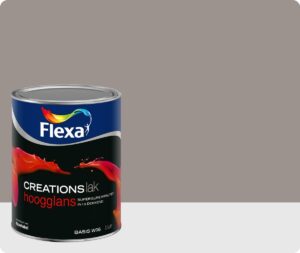 Flexa Creations - Lak Hoogglans - 3022 - Authentic Grey - 750 ml