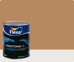 Flexa Creations - Lak Zijdeglans - 3018 - Caramel Fudge - 750 ml