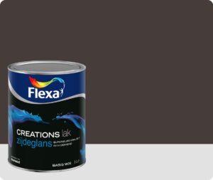 Flexa Creations - Lak Zijdeglans - 3038 - Pure Cocao - 750 ml