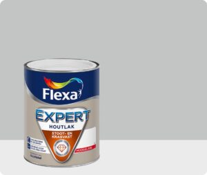 Flexa Expert Lak Hoogglans - Zilvergrijs - 0,75 liter