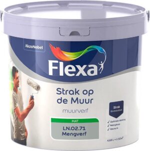 Flexa - Strak op de muur - Muurverf - Mengcollectie - LN.02.71 - 5 Liter