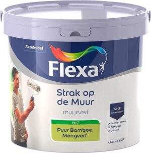 Flexa - Strak op de muur - Muurverf - Mengcollectie - Puur Bamboe - 5 Liter