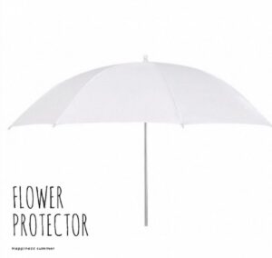 Flower Protector- wit- 50cm-Bloem- Parasol