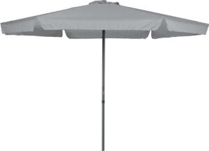 Garden Impressions Delta parasol - 300 cm - carbon black/ lichtgrijs