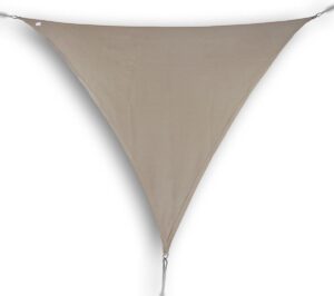 Hanse® Driehoekig waterdoorlatend schaduwdoek - 3x3x3 m - Taupe