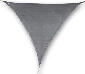 Hanse® driehoekig waterdicht schaduwdoek - 5x5x5 m - grijs