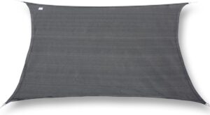 Hanse® rechthoekig waterdicht schaduwdoek - 2 x 3 m - Grijs