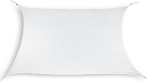 Hanse® rechthoekig waterdoorlatend schaduwdoek - 2 x 3 m - Wit