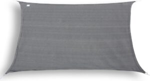 Hanse® rechthoekig waterdoorlatend schaduwdoek - 2,5 x 4 m - Grijs