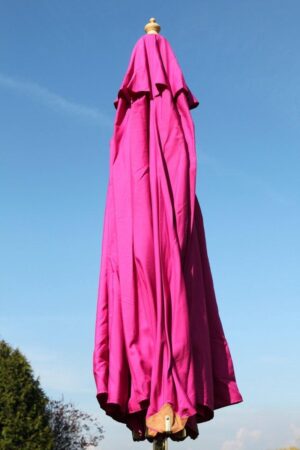 Hardhouten Parasol - 300 cm - verkrijgbaar in meerdere kleuren - Roze
