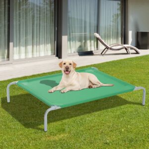 Honden Ligbed - Grote Hondenbed Stretcher - Hondenstretcher - Groen - XL - 110x80cm
