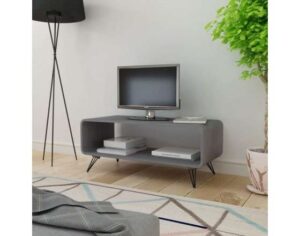 Hooper tv-meubel/salontafel met opslagruimte betonlook grijs 89,5x39cm