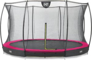 Inground trampoline EXIT Silhouette - ø427cm - met net