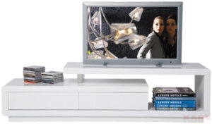 Kare Design TV Meubel White Club Board Loft - 170x40x45 - Wit