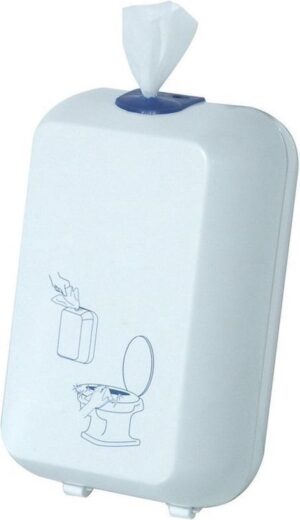 Kunststoff toiletbril reinigingsdoek dispenser voor wandmontage MP689