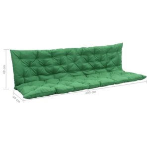 Kussen voor schommelstoel 200 cm stof groen