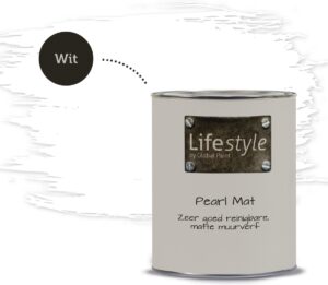 Lifestyle Pearl Mat | Extra reinigbare muurverf | Wit | 1 liter