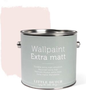 Little Dutch - Muurverf Mat - Adventure Pink - Roze - 2,5 liter