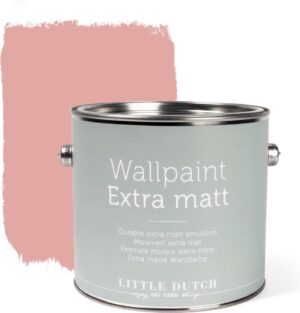 Little Dutch - Muurverf Mat - Vintage Pink - Roze - 2,5 liter