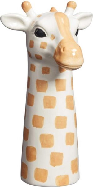 Lucy's Living Luxe bloempot Giraffe - 18x27 cm - vaas - decoratie - woonaccessoires - bloempotten - tuin - bloemen - interieur - giraffe - dieren