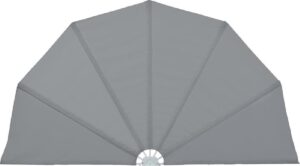 Opvouwbare Parasol 200cm Grijs - Zonnescherm - Opvouwbare Luifel - Zonwering Tuin - Zonwering Balkon - Zonnescherm - Zonnedoek