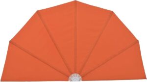 Opvouwbare Parasol Terracotta Oranje + Beschermhandschoenen - zonnescherm - Opvouwbare Luifel - Zonwering Tuin - Zonwering Balkon - Zonnescherm - Zonnedoek