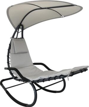 PAZOON Design Ligbed - Luxe schommelstoel met kussen