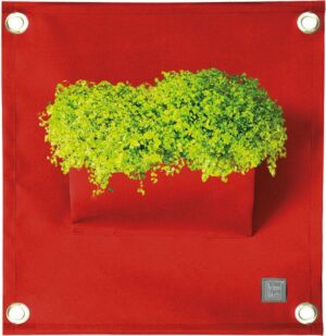 Plantenbak binnen buiten - Bloempot - Rood - The Green Pocket - Amma