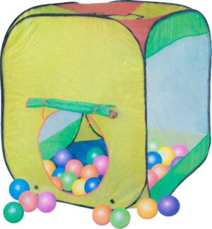 Play tent - Speeltent met GRATIS 36 soft ballen - ballenbak tent - 80 x 80 x 95 cm
