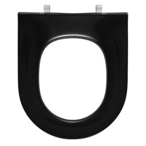 Pressalit Objecta Pro polygiene toiletzitting zonder deksel, zwart