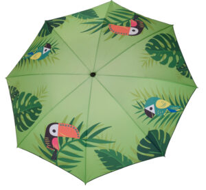 Pro Beach Parasol dierenprint groen 152 x 142 x 200 cm 1 stuk
