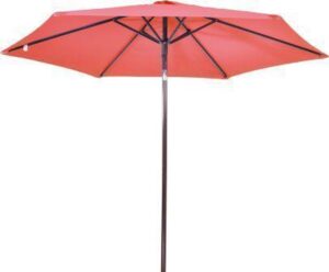 Push up parasol Libra Raspberry Red 3 meter 53172