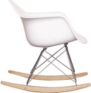 RAR replica Schommelstoel wit | Rocking Chair
