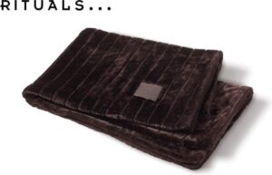 RITUALS Home Blanket - Fleece plaid deken - 130 x 170 cm - Bruin