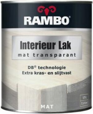 Rambo Interieur Lak Transparant Mat 776 Warm Wengé