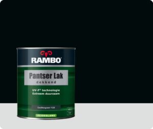 Rambo Pantser Lak Dekkend Zijdeglans 0,75 liter - Grachtengroen