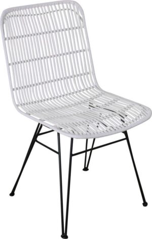 Raw Materials Jane stoel - Tuinstoelen - Wit - Synthetisch rotan