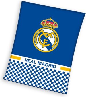 Real Madrid C.F. - Fleece - Plaid - 110x140 cm - Blue