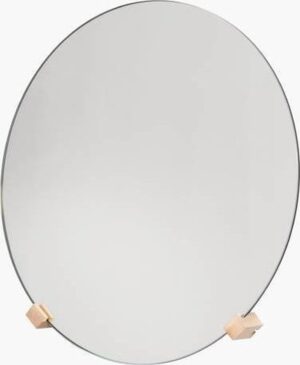 Reflector D50 - Ronde spiegel 50cm - Blanc / Esdoorn