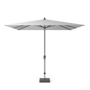 Riva parasol 275x275 cm lichtgrijs met kniksysteem