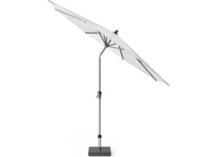 Riva parasol 300 cm rond wit met kniksysteem