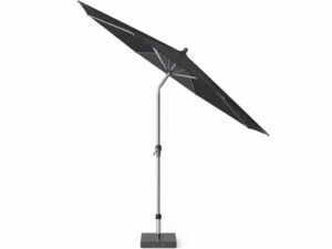 Riva premium parasol 300 cm rond faded black met kniksysteem